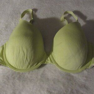 Victoria's Secret Uplift Semi Demi Green Bra 34D USED